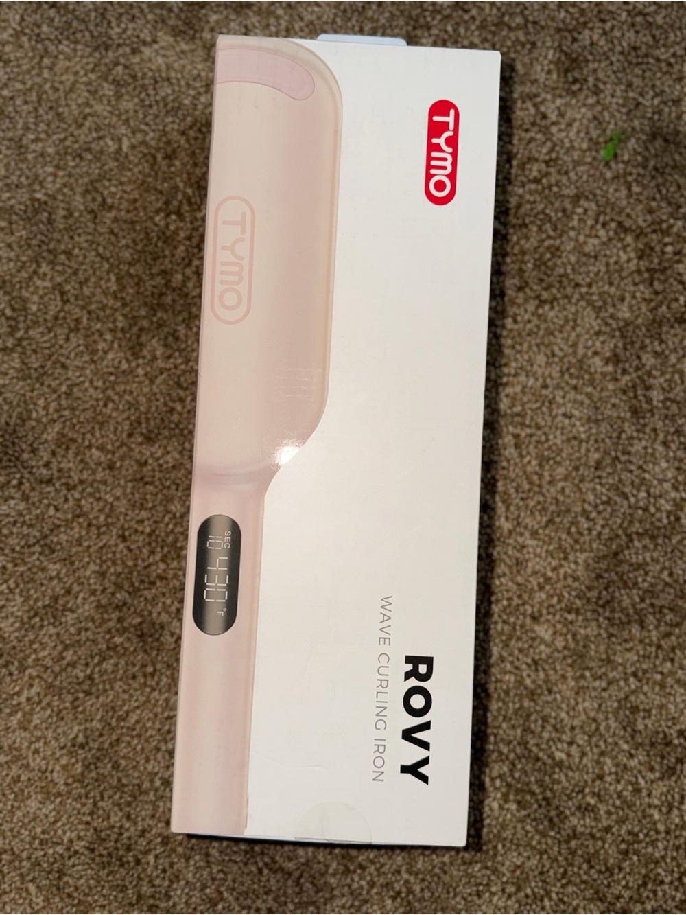 Tymo Rovy Wave Curling Iron - Blush Pink BRAND NEW